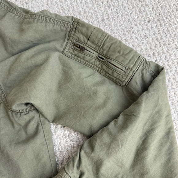 Nordstrom army green bomber jacket - Picture 3 of 5